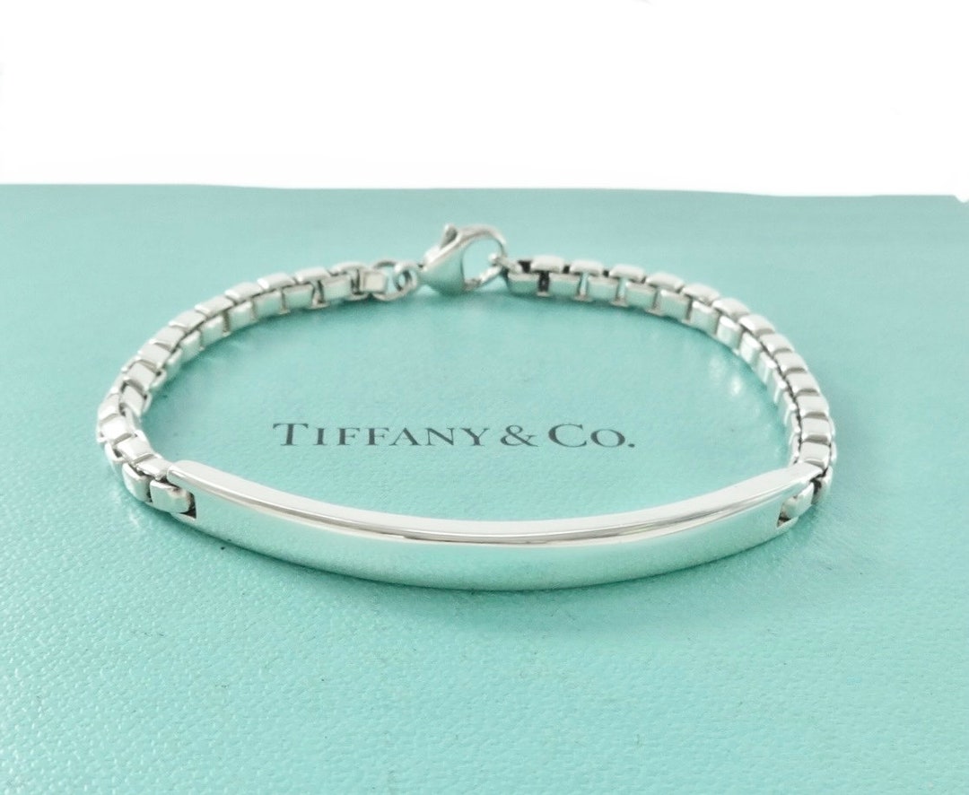 Authentic Tiffany & Co. Link ID Bracelet Sterling Etsy