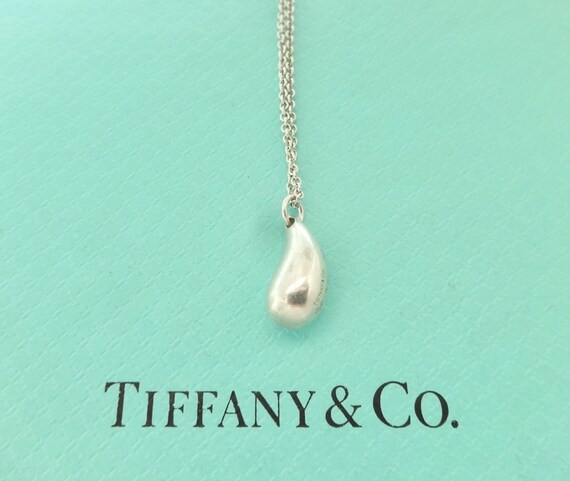 Elsa Peretti Teardrop Necklace - Etsy 