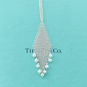 Pre-Owned Tiffany & Co. Elsa Peretti Mesh Earrings with Diamonds –