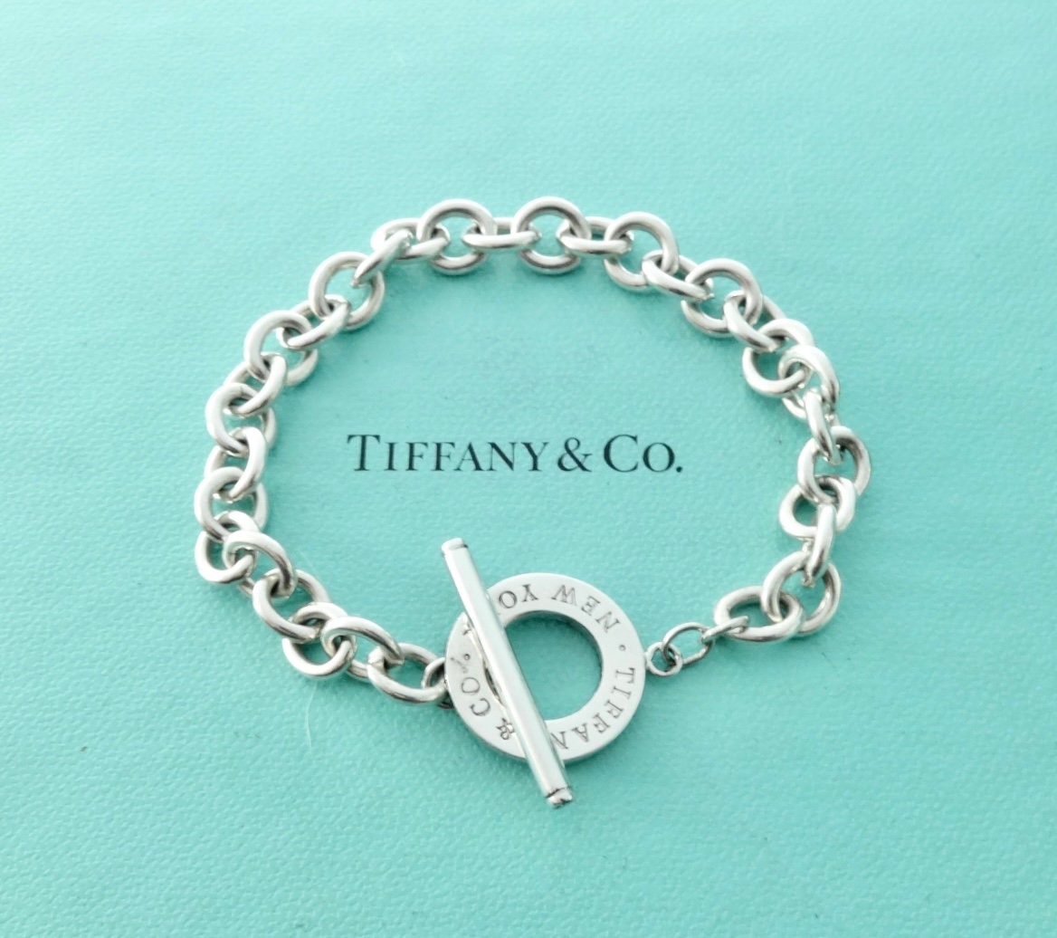 Tiffany Hardwear Graduated Link Necklace in Sterling Silver, Size: 18 in.