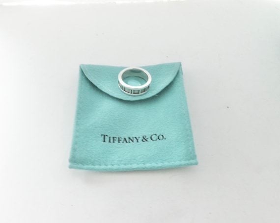 Authentic Tiffany & Co. Atlas Ring Sterling Silve… - image 8