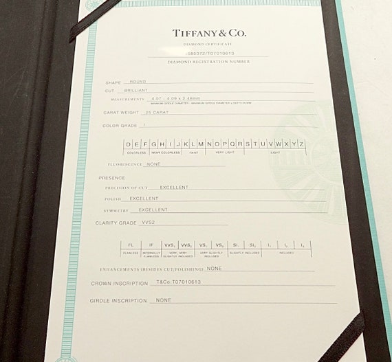 Authentic Tiffany & Co. Diamond Ring Platinum Sol… - image 9