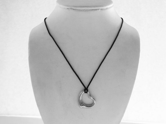 Black silk cord necklace tiffany deals