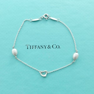 【Tiffany & Co】Elsa Peretti Open Heart パールブレスレット エルサ・ペレッティ パールバイザヤード オープンハート