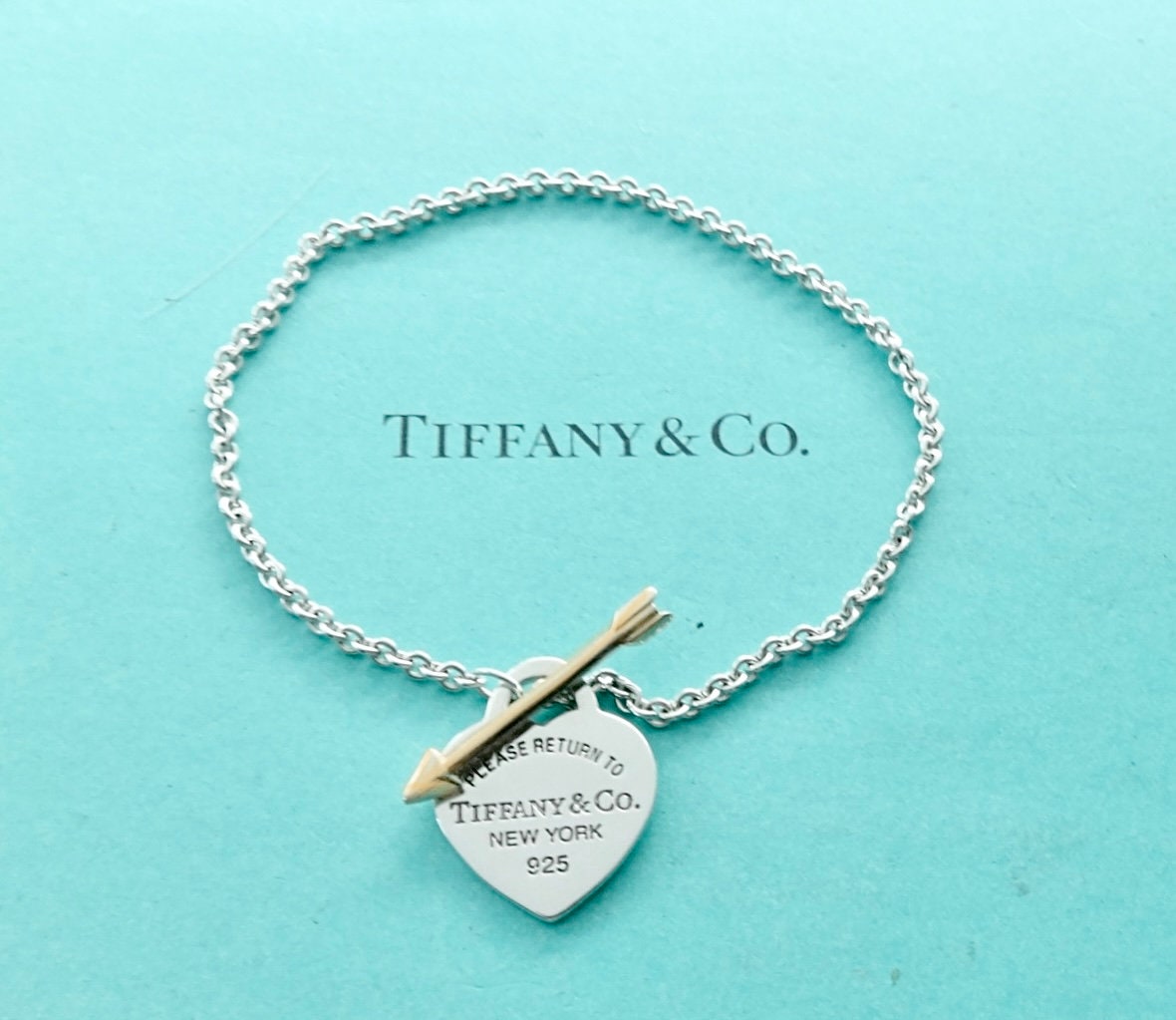 Return to Tiffany Lovestruck Heart Tag Bracelet in Silver, Medium, Size: Extra Small