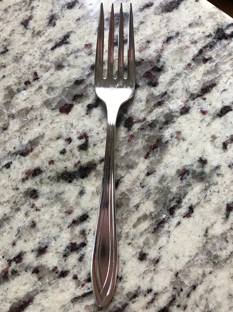 Airline utensils from National Airlines qty 2 set with fork and spoon by the International silver company a rare and unusual defunct airline