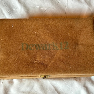 Vintage Dewars 12 Domino Set With Case Dominos New In Package