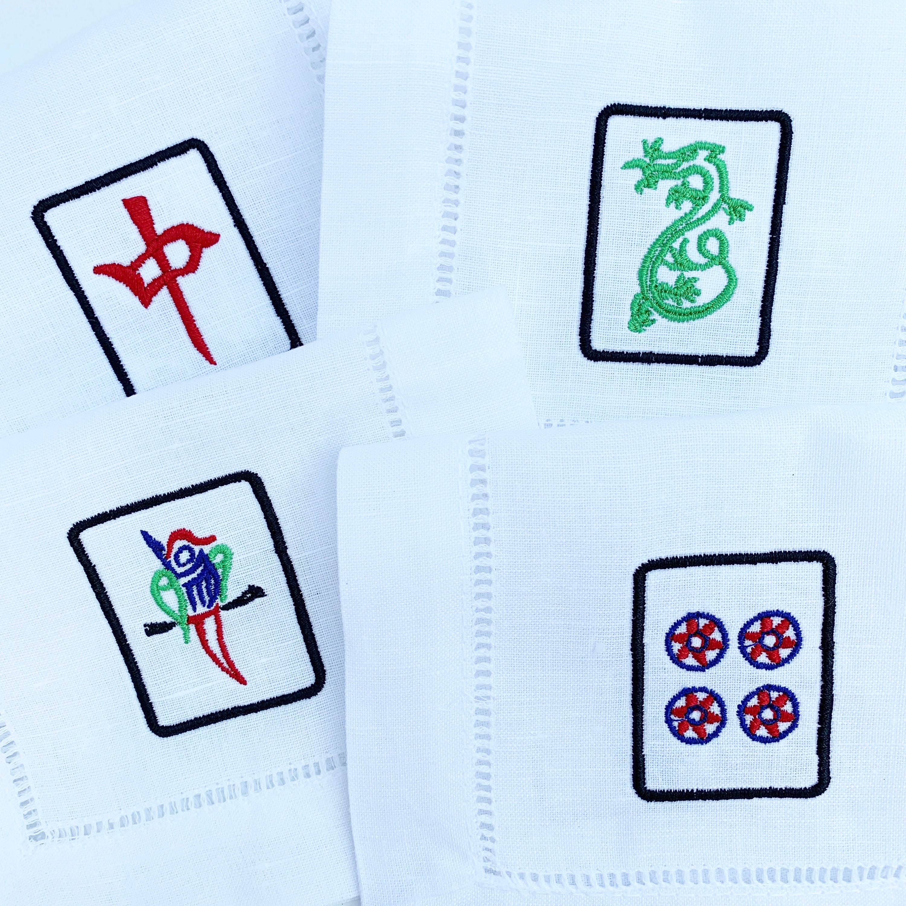 Mahjong Tiles Embroidery Designs - NOW WITH BX