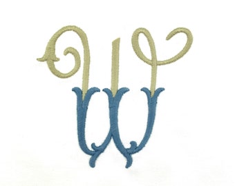 Lala Monogram Alphabet for Embroidery