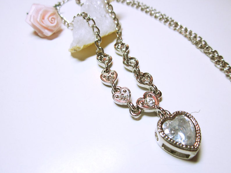 Heart Pendant Necklace Multiple Hearts Gift Idea For Etsy