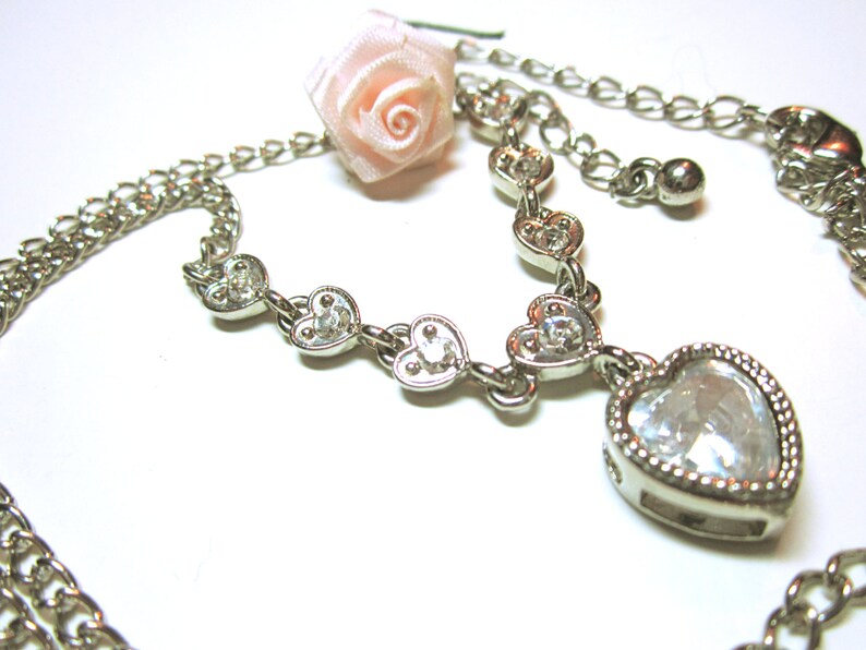 Heart Pendant Necklace Multiple Hearts Gift Idea For Etsy