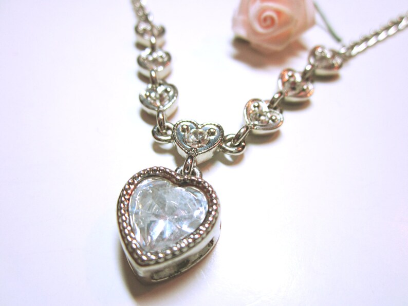 Heart Pendant Necklace Multiple Hearts Gift Idea For Etsy