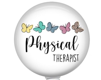Physical Therapist Badge Reel - PT Badge Reel - Physical Therapy Badge Reel - PT Badge Reel - Physical Therapy Gift
