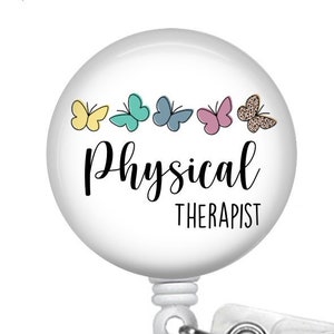 Physical Therapist Badge Reel - PT Badge Reel - Physical Therapy Badge Reel - PT Badge Reel - Physical Therapy Gift
