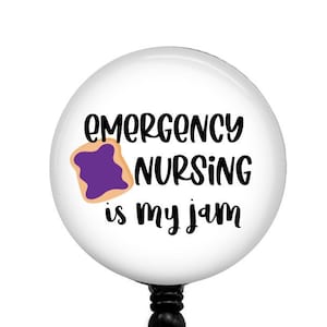 ER Nurse Badge Reel - ER Badge reel - Emergency Room Badge Reel - Nurse Badge Reel - Nurse Gift - Emergency Nursing Gift - ER Gift