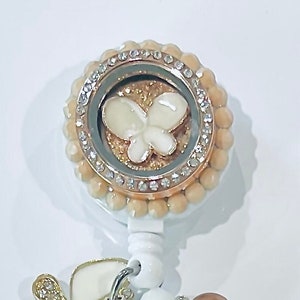 Butterfly Inspired ID Badge Reel Holder