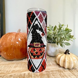 Halloween Rhinestone Tumbler - 20oz Bling Tumbler - Jack o Lantern Bling Tumbler - Halloween Tumbler