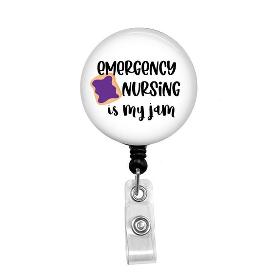 ER Nurse Badge Reel ER Badge Reel Emergency Room Badge Reel Nurse Badge  Reel Nurse Gift Emergency Nursing Gift ER Gift 