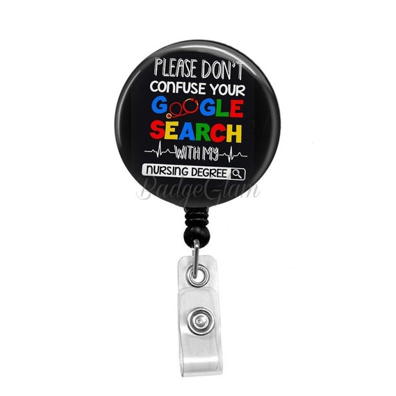 Don't Confuse My Nursing Degree Badge Reel, Nurse 2020 Badge Reel