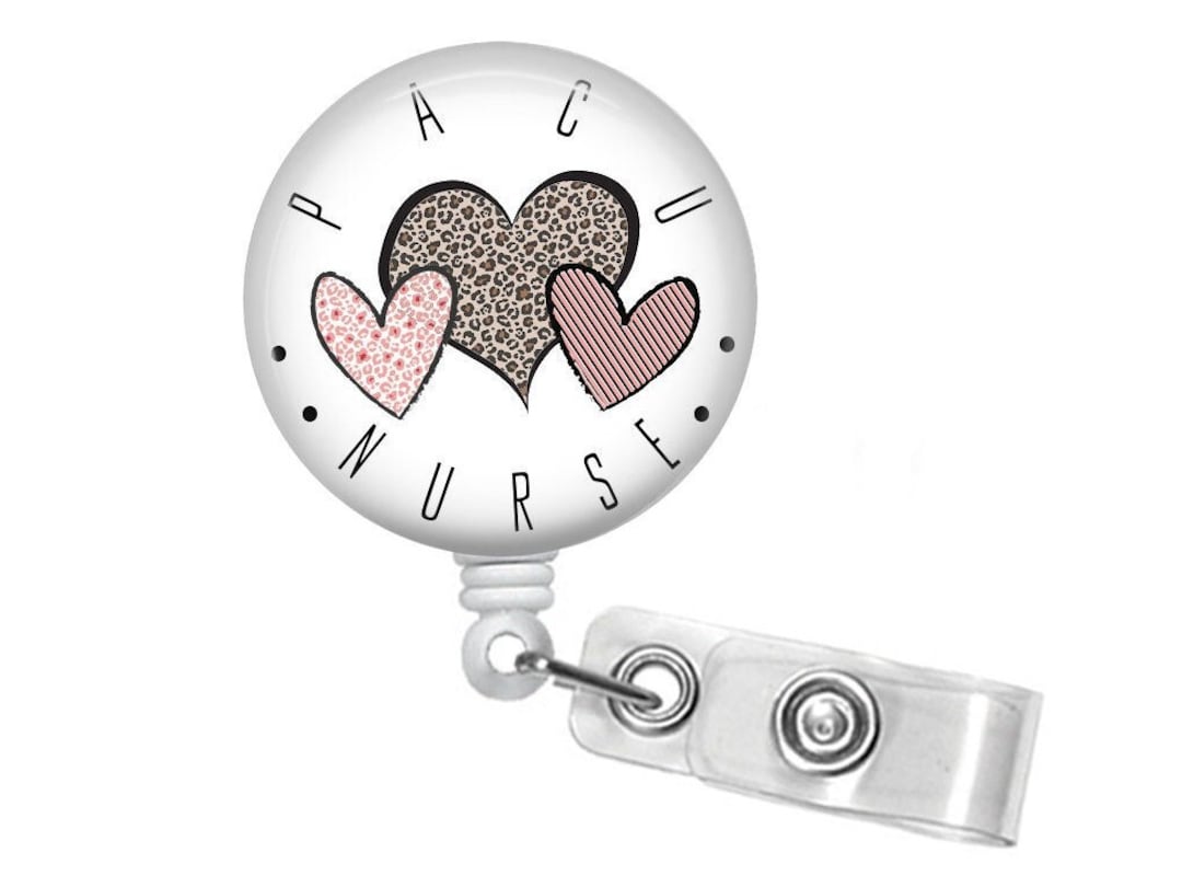 PACU Nurse Badge Reel Recovery Room Nurse Badge Reel Pacu Badge Reel RN