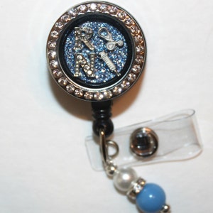 Nurse RN Inspired ID Badge Reel Holder