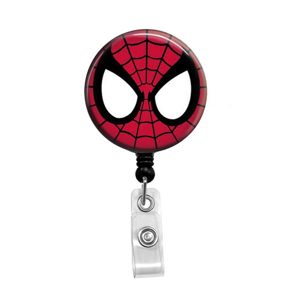 Spider Man Badge Reel, Name Badge Holder, Retractable ID Badge Holder, Name  Tag