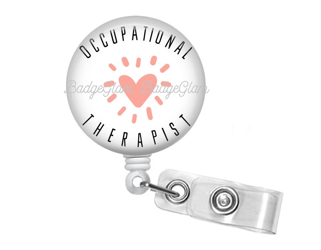 Occupational Therapy Badge Reel OT Badge Reel Occupational