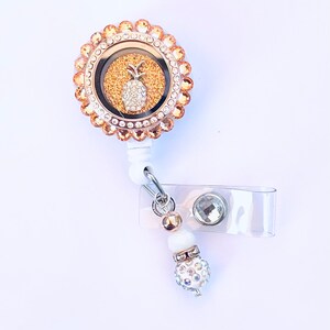 Pineapple Inspired ID Badge Reel Holder