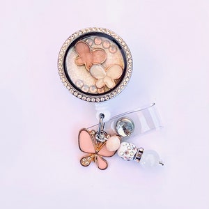 Butterfly Inspired ID Badge Reel Holder