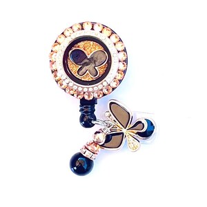 Butterfly Inspired ID Badge Reel Holder