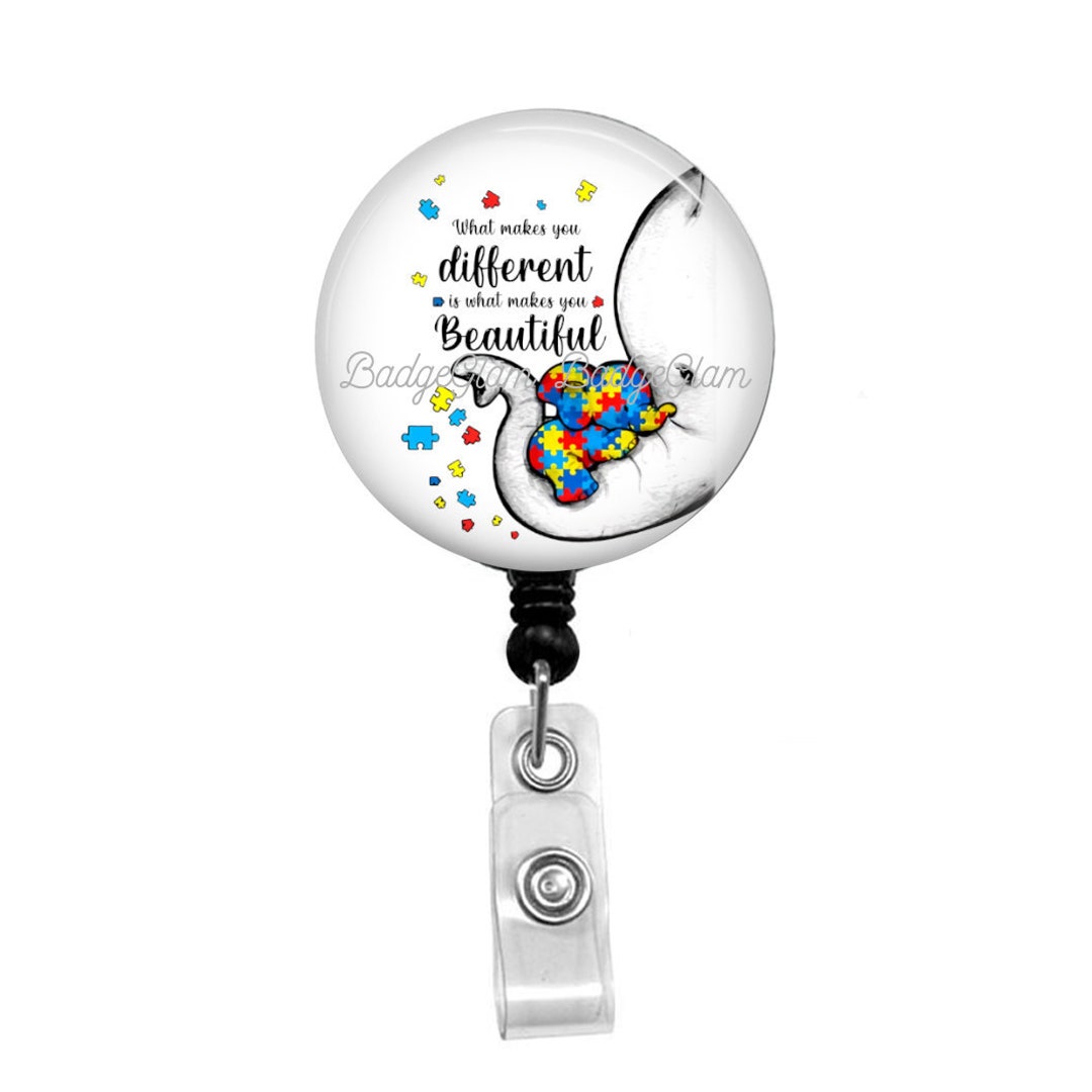 Autism Badge Reel Autism Badge Holder Autism Awareness Autism Gift I Love  Someone With Autism -  Canada