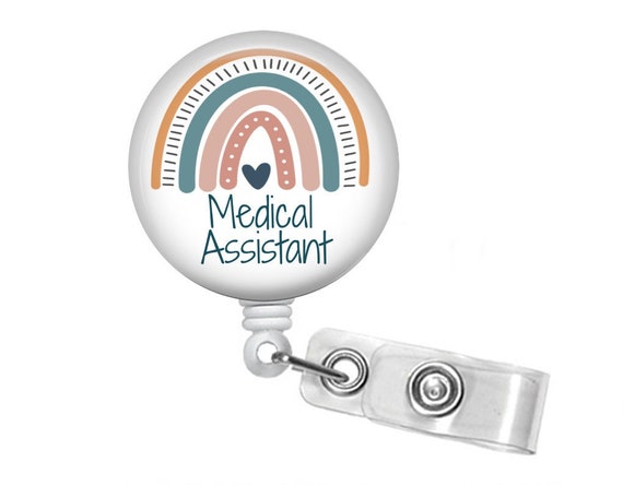 Medical Assistant Badge Reel - Medical Assistant Badge Holder - Medical  Assistant gift - MA Badge Reel - 1.5 Retractable Badge Reel
