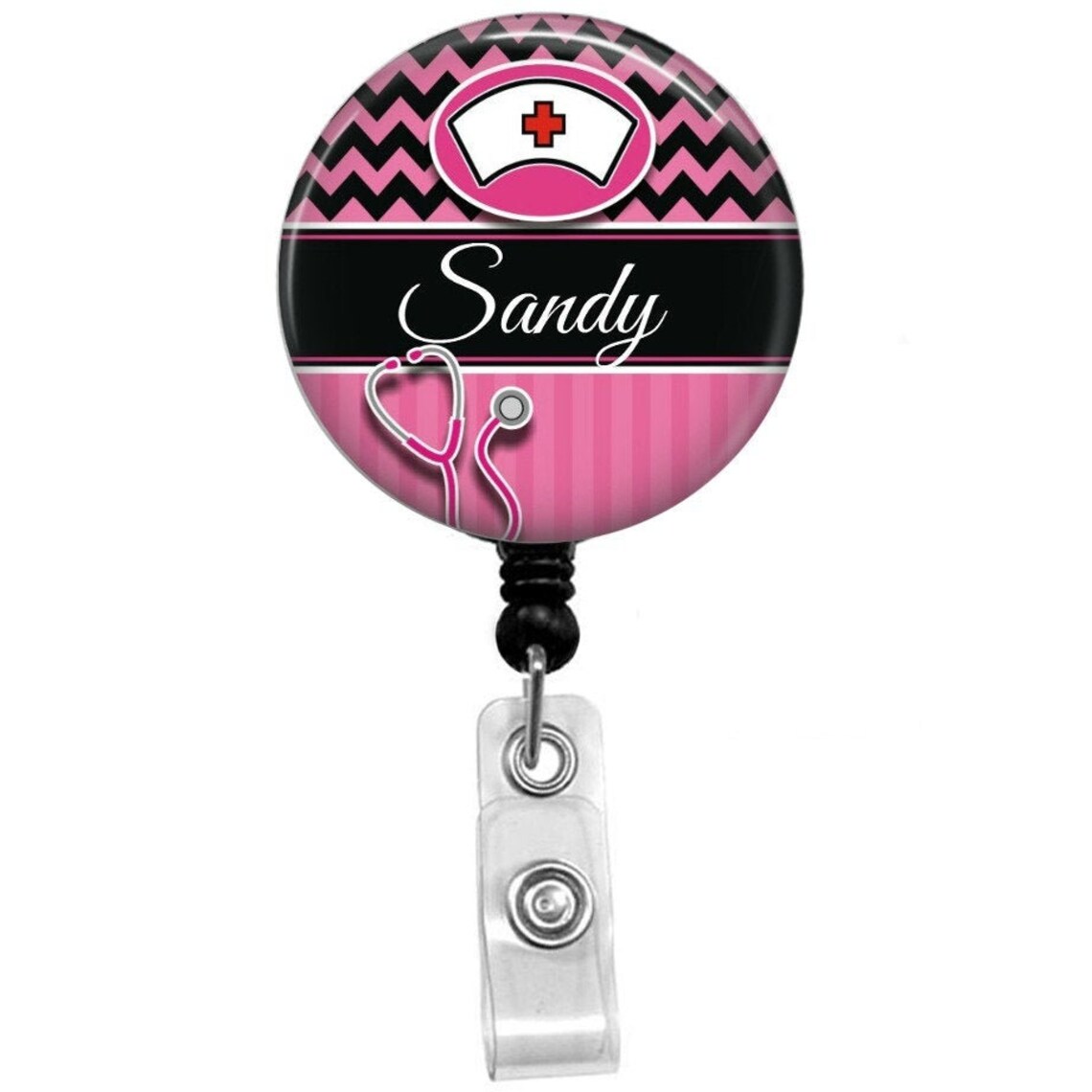 Name Badge Holder Retractable ID Badge Holder Name Tag Etsy UK