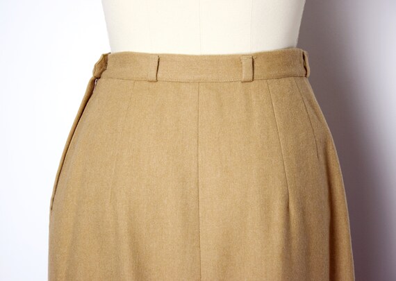 1950s Camel Pencil Skirt Size Small 50s Skirt Vin… - image 8