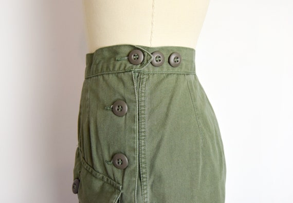 1960s OG 107 Army Trousers Size XS - XXS 20" - 25… - image 3