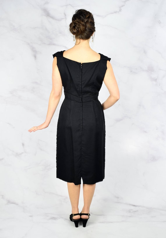 Black vintage cocktail dress outlet