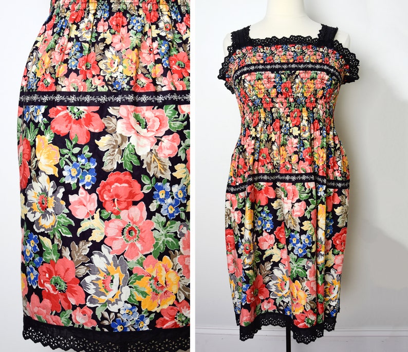 smocked bodice sundress