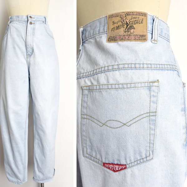 1990s Light Wash Jeans Size XXL 35.5" Waist 90s Plus Sized Denim No Excuses Jeans Volup Jeans Volup Denim