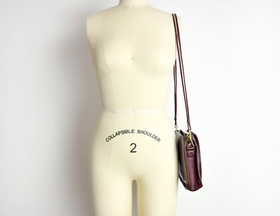 1980s Coach NYC 'Basic Bag' in Burgundy Leather C… - image 3