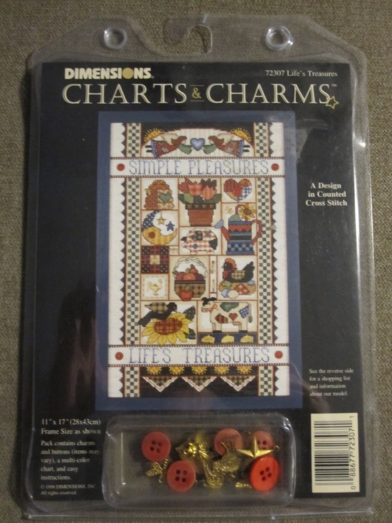 Dimensions Charts And Charms Cross Stitch