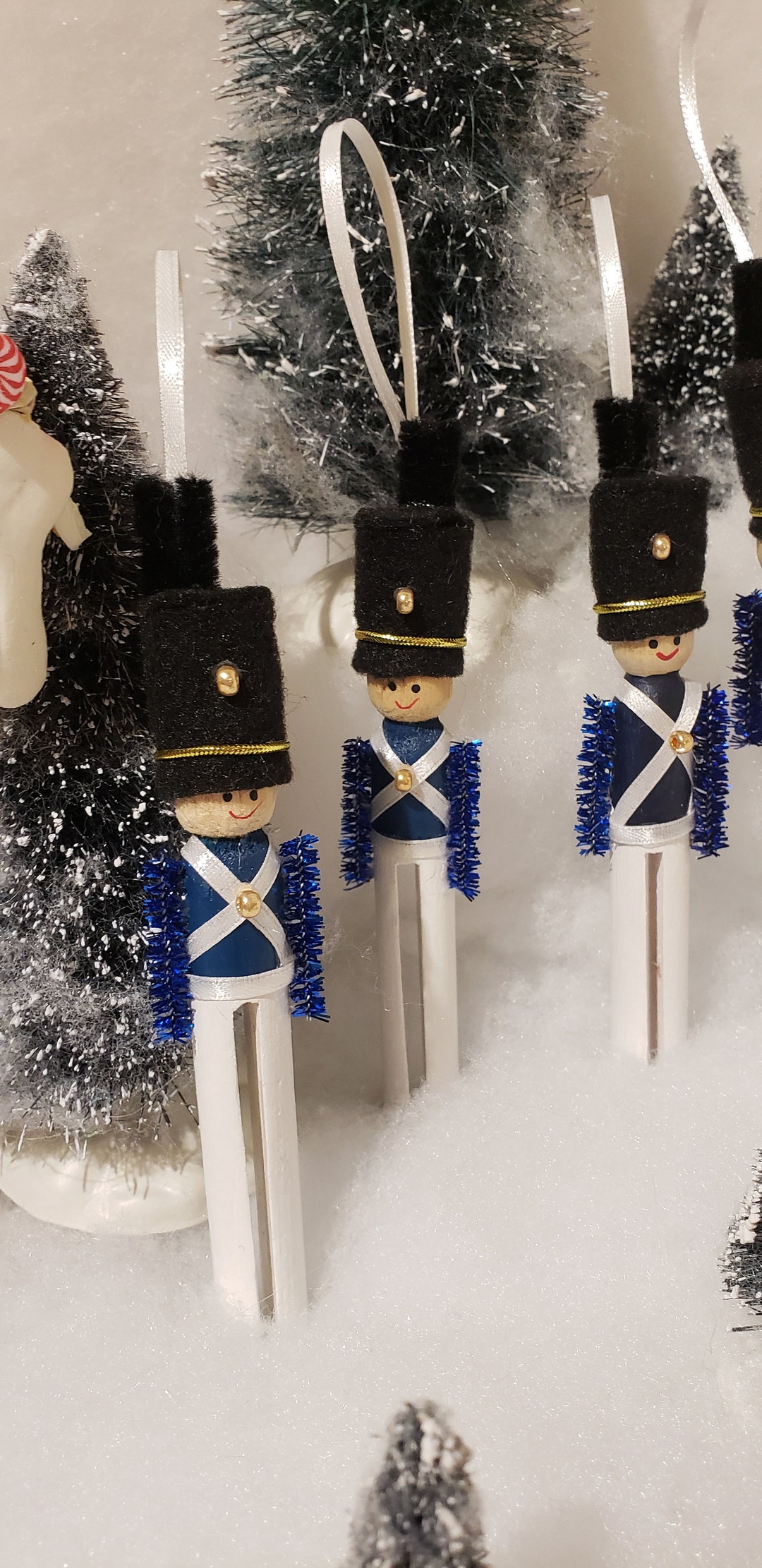 Toy Soldier/ Wooden Toy Soldier/ Christmas Ornament Etsy