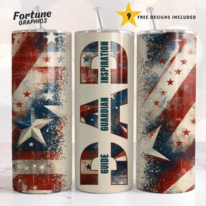 Fathers Day Tumbler Wrap For Men Dad 20oz Tumbler Wrap Skinny Sublimation Tumbler Design, Husband Tumbler PNG Seamless, Digital Instant