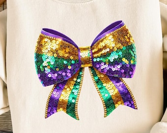 Mardi Gras Coquette Png, Mardi Gras Vibes Png, Fat Tuesday Shirt Png, Mardi Gras Png, Sparkly New Orleans Louisiana Sublimation Design