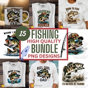Lustiges "DAD FISHING LEGEND" T-Shirt – Produktbild-Vorschau 4