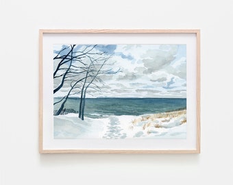 Winter Beach | Giclée Fine Art Print