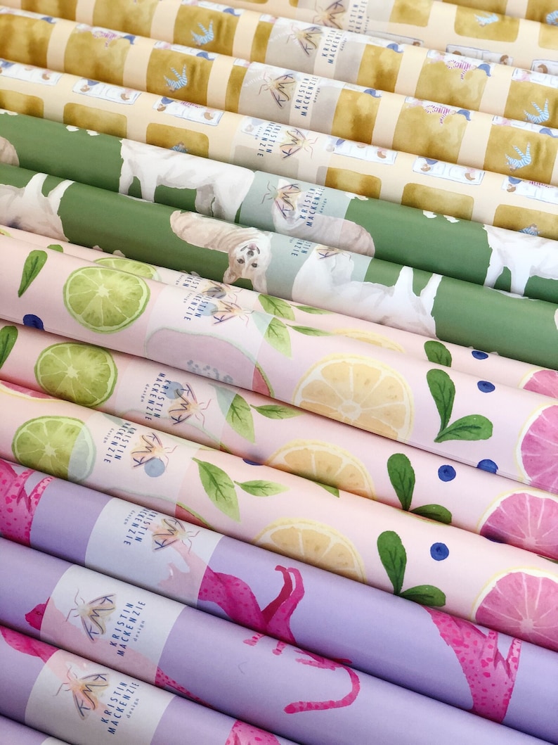 Love Kisses and Horses Wrapping Paper image 3