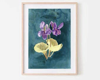 V is for Violet | Giclée Fine Art Print