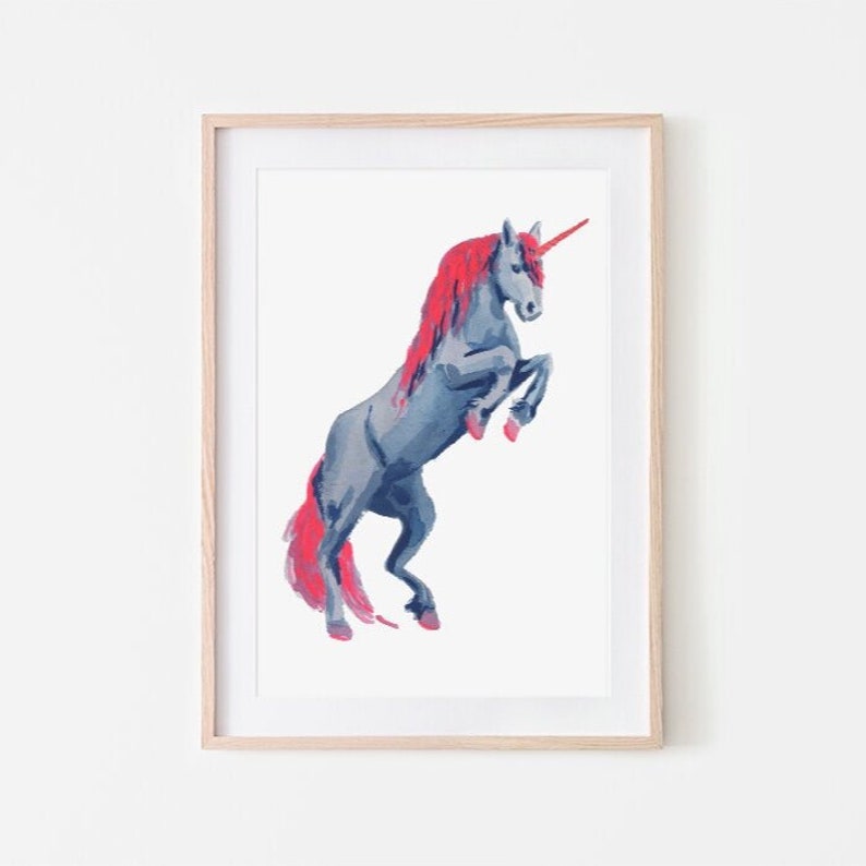 Unicorn Giclée Art Print image 1