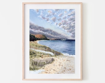 Winter Day at Vans Beach | Giclée Fine Art Print