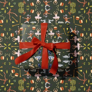 Twelve Days of Christmas Wrapping Paper